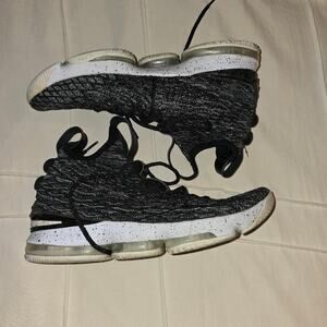 Nike LeBron 15 XV Ashes Black White Oreo Basketball Shoes-preowned, Men’s 11.5
